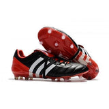 Adidas Predator Mania Champagne FG Soccer Cleats Core Black Red White - TraShoes