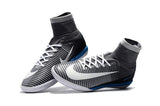 Nike MercurialX Proximo II DF IC Grey Pure Platinum Laser Blue White - TraShoes