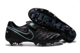 Nike Tiempo Legend VI FG Soccer Cleats Black Hyper Turquoise - TraShoes