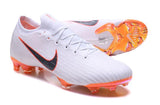 Nike Mercurial Vapor XII Elite FG whitemetal greyorange - TraShoes