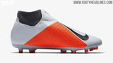 Nike Phantom Vision Elite DF FG Soccer Cleats White Orange Black - TraShoes