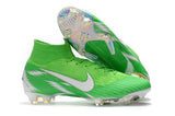 NIKE Mercurial Superfly VI 360 Elite FG Green White High Cut - TraShoes