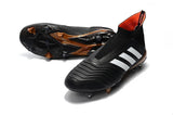 Adidas Predator 18+ FG Soccer Cleats Core Black Running White Infrared - TraShoes