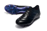 Adidas Copa 19.1 FG Black Blue - TraShoes