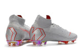 NIKE Mercurial Superfly VI 360 Elite FG Grey Pink - TraShoes