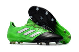 Adidas ACE 17.1 Primeknit Soccer Cleats Green Black White - TraShoes