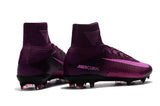 Nike Mercurial Superfly V FG Soccer Cleats Purple Pink Black - TraShoes