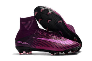 Nike Mercurial Superfly V FG Soccer Cleats Purple Pink Black - TraShoes