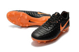 Nike Tiempo Legend VII FG Soccer Cleats Black Orange - TraShoes
