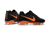 Nike Tiempo Legend VII FG Soccer Cleats Black Orange - TraShoes
