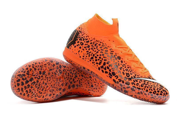 Nike Mercurial Superfly KJ VI Elite IC Orange Black - TraShoes