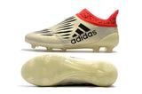 Adidas X 16+ Purechaos FG Soccer Cleats Solar White Red - TraShoes