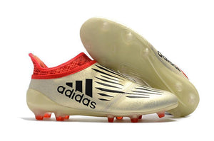 Adidas X 16+ Purechaos FG Soccer Cleats Solar White Red - TraShoes