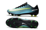 Nike Mercurial Vapor XI FG Soccer Cleats Blue Black Green - TraShoes