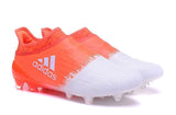 Adidas X 16+ Purechaos FG/AG Soccer Cleats Orange White - TraShoes