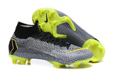 NIKE Mercurial Superfly VI 360 Elite FG Grey Yellow - TraShoes