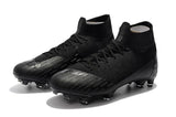 Nike Mercurial Superfly VI 360 Elite FG Soccer Cleats All Black - TraShoes