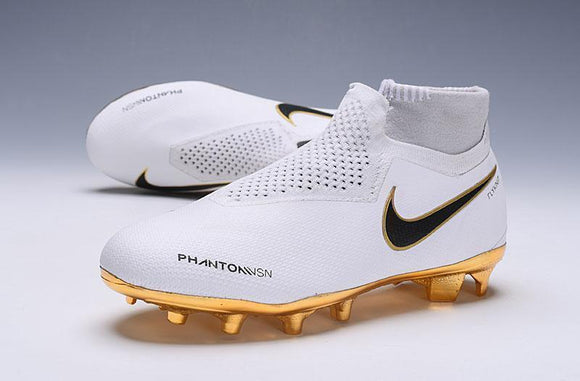 Nike Phantom VSN Elite DF FG White Gold Limited Edition - TraShoes