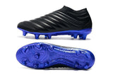 Adidas Copa 19+ FG Black Blue Studs - TraShoes