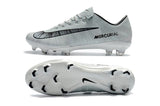 Nike Mercurial Vapor XI CR7 FG Soccer Cleats White Black - TraShoes