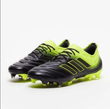 Adidas Copa 19.1 FG Black Yellow Green - TraShoes