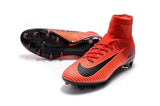 Nike Mercurial Superfly V AG Soccer Cleats University Red Black - TraShoes