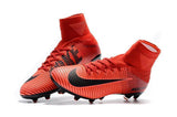 Nike Mercurial Superfly V AG Soccer Cleats University Red Black - TraShoes