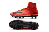 Nike Mercurial Superfly V AG Soccer Cleats University Red Black - TraShoes