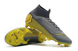 NIKE Mercurial Superfly VI 360 Elite FG Yellow Stripe Grey - TraShoes