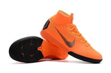 Nike MercurialX Superfly VI Elite IC Soccer Cleats Total Orange Black - TraShoes