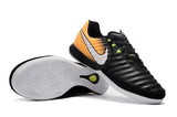 Nike TiempoX Finale IC Soccer Shoes CY0041 Black White Laser Orange - TraShoes
