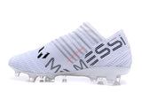 Adidas Nemeziz Messi 17+ 360 Agility FG Soccer Boots White Orange Grey - TraShoes