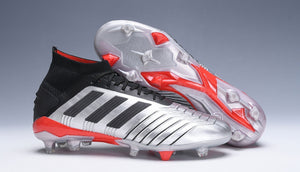 Adidas Predator 19.1 FG Silver Orange - TraShoes