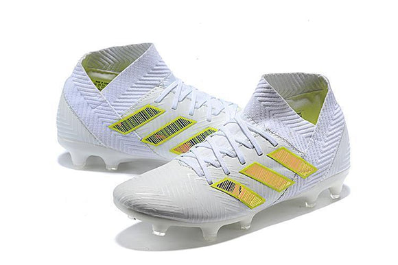 adidas Nemeziz 18.1 FG White - TraShoes