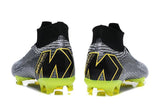 NIKE Mercurial Superfly VI 360 Elite FG Grey Yellow - TraShoes