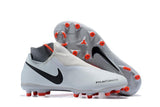 Nike Phantom Vision Elite DF FG Soccer Cleats White Orange Black - TraShoes