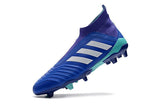 Adidas Predator 18+ FG Soccer Cleats Royal Blue Purple White - TraShoes