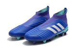 Adidas Predator 18+ FG Soccer Cleats Royal Blue Purple White - TraShoes