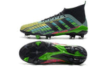 Adidas Predator 18.1 FG Soccer Cleats Black Green Blue Yellow Colorful - TraShoes