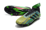 Adidas Predator 18.1 FG Soccer Cleats Black Green Blue Yellow Colorful - TraShoes