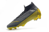 NIKE Mercurial Superfly VI 360 Elite FG Yellow Stripe Grey - TraShoes