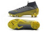 NIKE Mercurial Superfly VI 360 Elite FG Yellow Stripe Grey - TraShoes