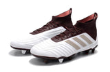 Adidas Predator 18.1 FG Soccer Cleats White Red Wine Gold - TraShoes