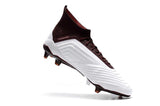 Adidas Predator 18.1 FG Soccer Cleats White Red Wine Gold - TraShoes