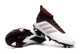 Adidas Predator 18.1 FG Soccer Cleats White Red Wine Gold - TraShoes