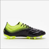 Adidas Copa 19.1 FG Black Yellow Green - TraShoes