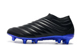 Adidas Copa 19+ FG Black Blue Studs - TraShoes