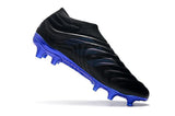 Adidas Copa 19+ FG Black Blue Studs - TraShoes