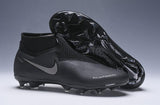 Nike Phantom VSN Elite DF FG Black SIlver - TraShoes