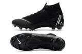 NIKE Mercurial Superfly VI 360 Elite FG Black White - TraShoes